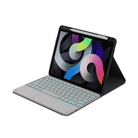 iPad Air 2-etui med baggrundsbelyst tastatur og touchpad iPad 10 10,9 tommer