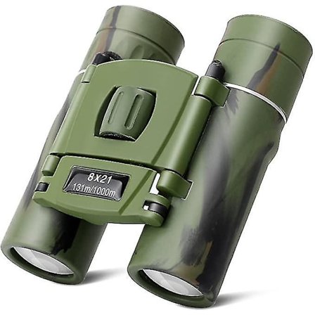 Kikare 8x21 Mini Fickformat Kompakt Barnpresent Fågelskådning