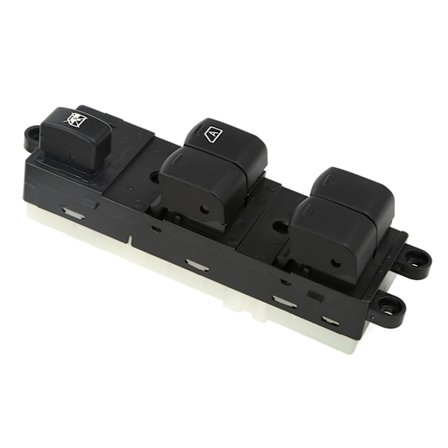 Strømbryter for vindusheis 25401EB30B, førerside, erstatning for Nissan Navara D40 2007‐2015 Høyre ratt