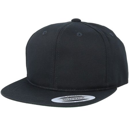 Yupoong - Svart snapback Keps - Kids Toddler Black Snapback @ Hatstore