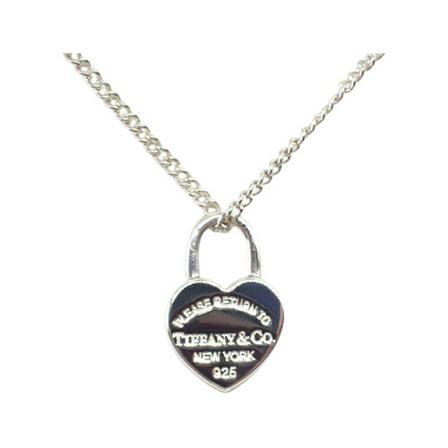 Tiffany & Co. Pre-owned Necklaces Grå, Dame Vintage Smykker, Størrelse: ONE Size