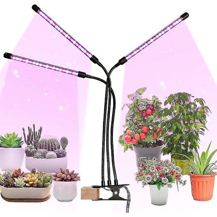 60 led 3 Heads Plant Grow Light, sis kasveille
