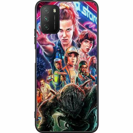 Xiaomi Poco M3 Svart Skal Stranger Things