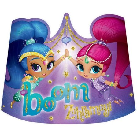 Shimmer And Shine Boom Zahramay Kort Prinsesstiara En Storlek Mu