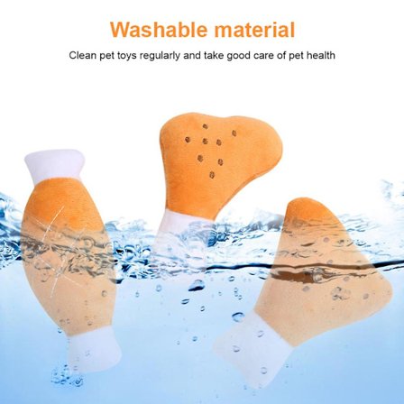 Petsboro Bitebuddy Hund Leksak Fylld Hund Plysch Tuggleksaker med Pipljud för Hundar Ny