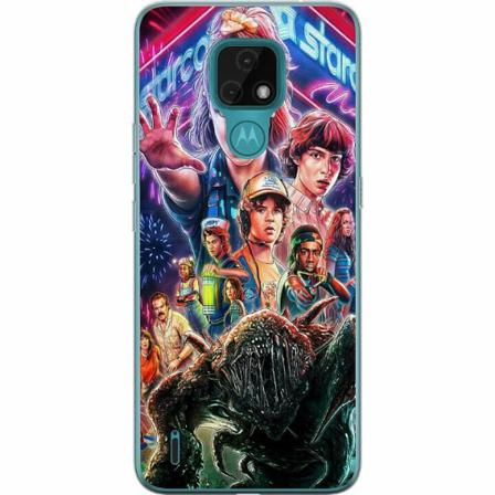 Motorola Moto E7 Mjukt Skal - Stranger Things