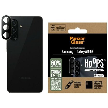 PanzerGlass Hoops Lens Protector Hærdet glas til Samsung Galaxy A26 5G - Klar