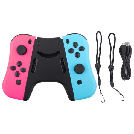 For Joycon Game Console Trådløs Bluetooth Gamepad Høyre Venstre (Rød Blå)