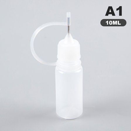 10 kpl kärkiliimaa 10 ml applikaattoripullon putki alapullotusreikä