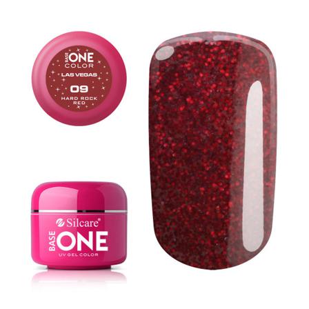 Base One - Las Vegas - Hard Rock Red 5g Uv-gel Röd