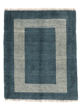 Gabbeh Persia Fine Rug Modern Black/Dark Blue (Wool, Persia)
