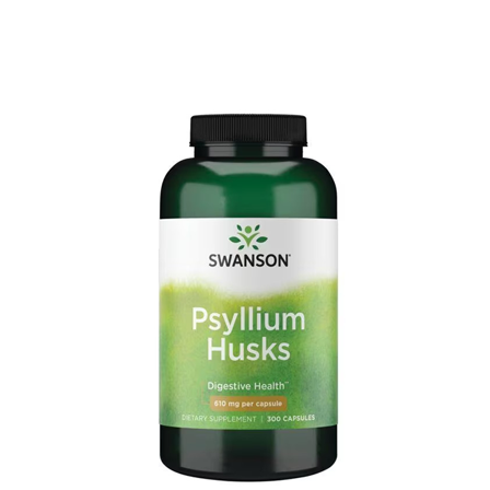 Swanson Psyllium Husks 610 mg 300 kapsler