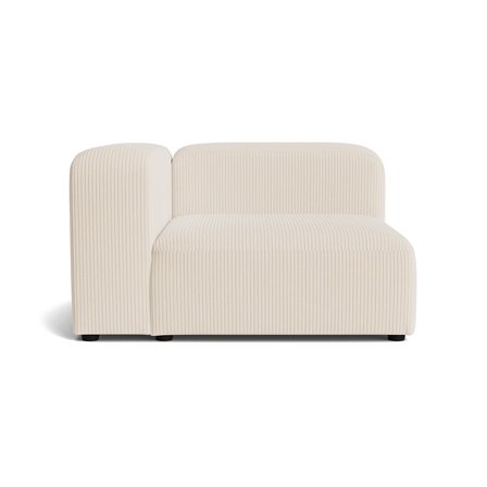 Milo chaiselong, venstrevendt - Lincoln Beige - 130x130x72 - Sofa, chaiselong