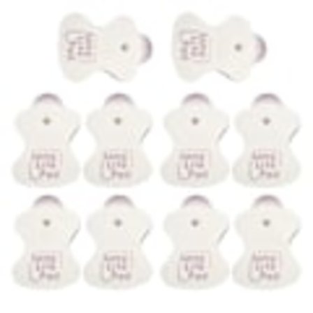 Store Black Friday Tilbud! 10 elektrodepuder til Omron Elepuls L massageapparater Hvid onesie