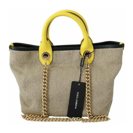 Dolce & Gabbana Cross Body Tass , Beige , Dames , Maat: ONE Size Schoudertassen