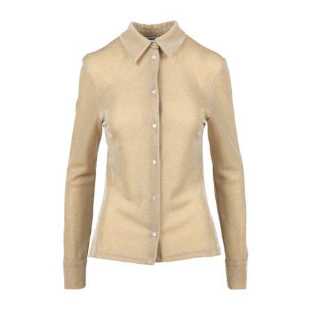 Msgm - Skjortor - Beige - Dam - Storlek: L, Dam, Storlek: L