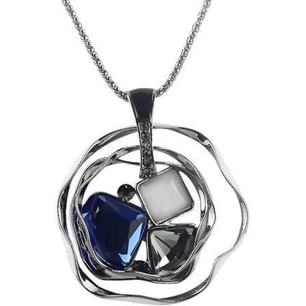 Lang halskæde til elegante kvinder vedhæng halskæde med, ZQKLA