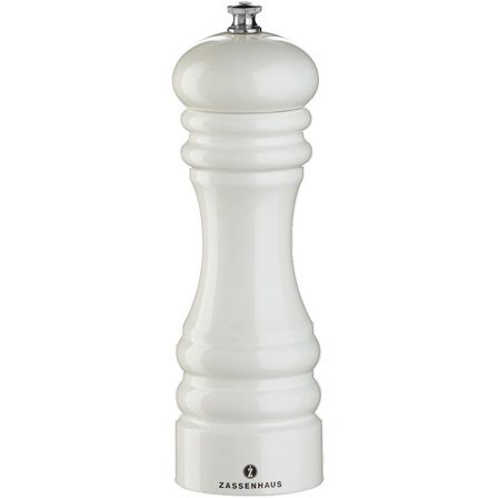 Zassenhaus Saltkvarn 18 cm Vit Blank | Matlagning > Köksredskap > Kryddkvarnar > Saltkvarn | Bagaren och Kocken