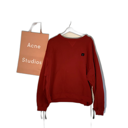 Acne Studios standard Face Sweater Röd