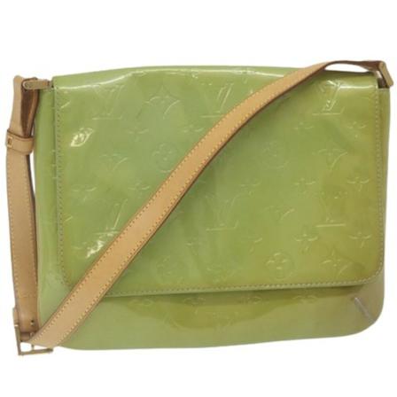 Louis Vuitton Vintage, Pre-owned Leather Shoulder Bag Groen, Dames, Maat:ONE Size