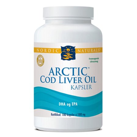 Nordic Naturals Torskelevertran Citrus cod liver 180 kaps., Helse & Madvarer, Andre Kosttilskudsolier, Torskelevertran / Omega-3