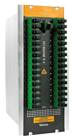 Televes 234601 Splitter optiskt, med SC/APC-anslutning 32-vägs, Antennmateriel