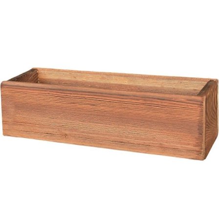 Blomsterkasse i tre, rustikk blomsterpotte i tre, hagearbeid, sukkulentpotte, blomsterkasse i tre