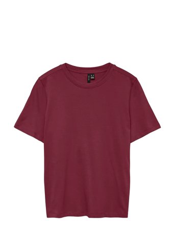 Vmpaulina Ss T-Shirt Jrs Noos Red Vero Moda
