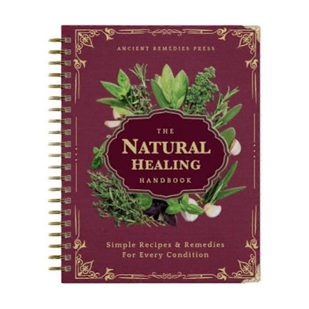 Menneskelig helseguidebok Plantetema Spiseoppskrift Spiralbinding Naturlig bok for kvinner Menn Familie Voksen Eldre Kokk Studie