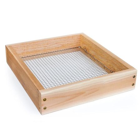 Håndholdt Cederhavesigte til Kompost, Jord og Pottedyrkningsjord Groft Savet Bæredygtigt Ceder