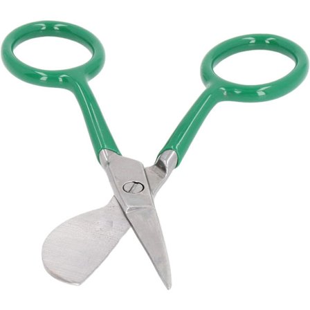 1 stycke grön tuftad mattklippare, andkniv, kant