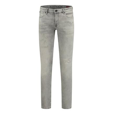 PureWhite, The Jone 898 Distressed Jeans Grijs, Heren, Maat:W34