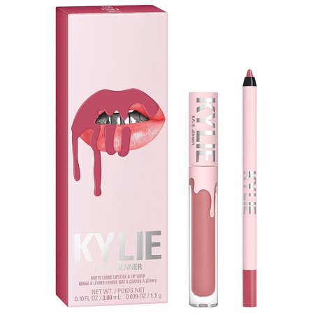 Kylie Cosmetics Matte Liquid Lipstick & Lip Liner 100 Posie K, Makeup, Læber, Lipliner
