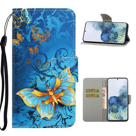 Wonderland Samsung Galaxy S21 Flippetui - Sommerfugler