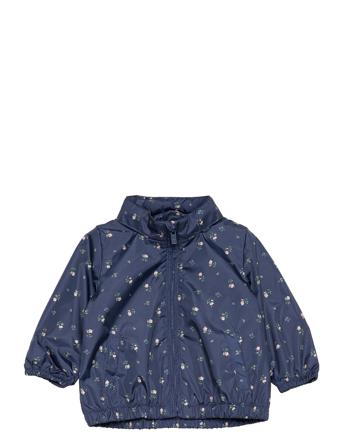 Jpn Chn Packable Windbuster Blue GAP
