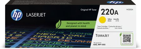 HP 220A - gul - original - LaserJet - tonerpatron (W2202A)