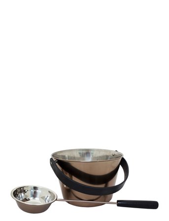 Emendo Sauna Bucket + Ladle - Nude - ONE SIZE