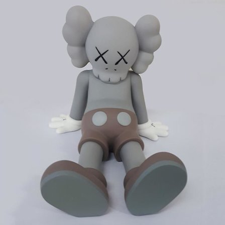 Kaws-mallilelut istuma-asennossa PVC-sarjakuvahahmo keräilynukke auton sisustukseen