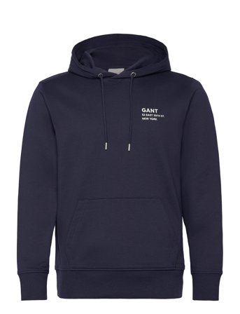 GANT Small Graphic Sweat Hoodie - Navy - XXXL