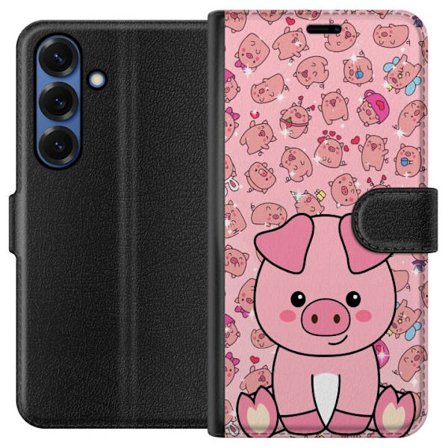 Kompatibelt Lommeboketui til Samsung Samsung Galaxy S25+ Kawaii Rosa Gris Søt Anime