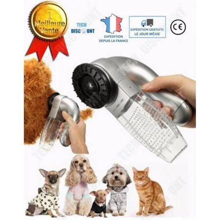 Dyre børste - TD - Selvrensende - Universel - Lange hår - Sølvgrå