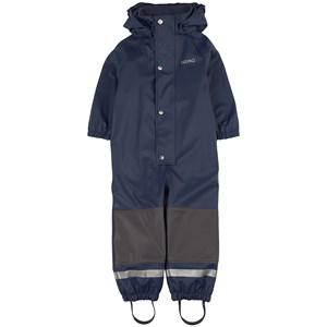 Kuling Douglas Lined Recycled Rain Coverall Navy 110/116 cm - Coveralls - 110/116 cm - Blue