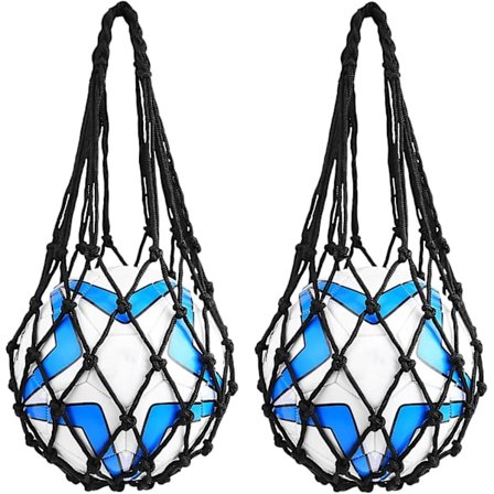 Bold Nettaske til Fodbold, Basketball, Volleyball, Rugby - Robust Mesh-Taske til En Bold - Bærbar, Holdbar, Gym-Hængende