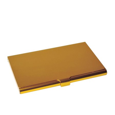 Glat aluminium kortholder - Gul - Pung