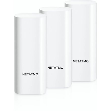 Netatmo - Dør- og vindussensorer Smart Dør/Vindu Tags, 3 Pack Hvit