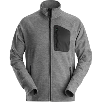 STRIKKET FLEECEJAKKE 8042