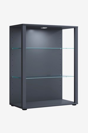 VCM - Vcm Vitrineskap Glasol Xl - Grå - Skap - Fra Homeroom