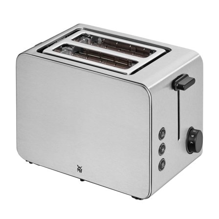 Wmf Stelio brødrister 2 skiver, rustfritt stål - Kjøp kjøkkenmaskin hos Bakeren og Kokken' - 'Sølv
