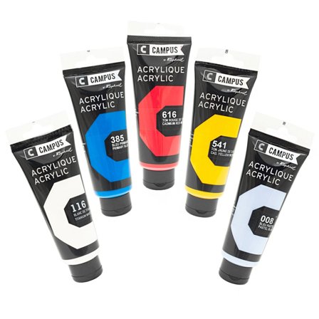 Raphaël Campus Acrylics 100 ml 002 Pastel yellow