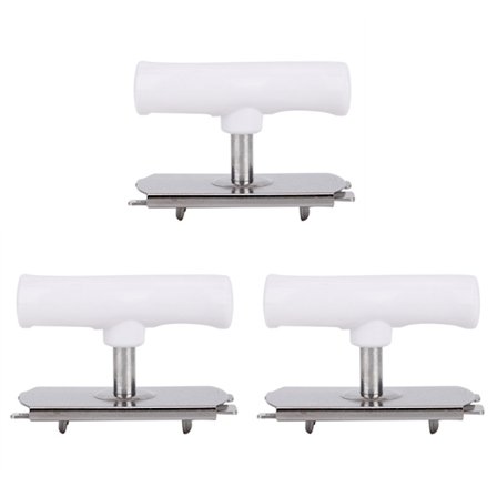 3 stk. justerbar flaske- og glassåpner i rustfritt stål, kjøkkenredskap